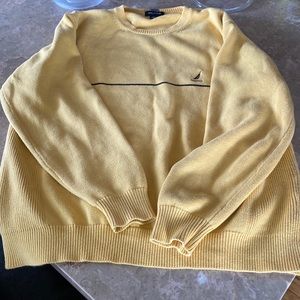 Vintage Grandpa  Nautica Yellow Sweater
